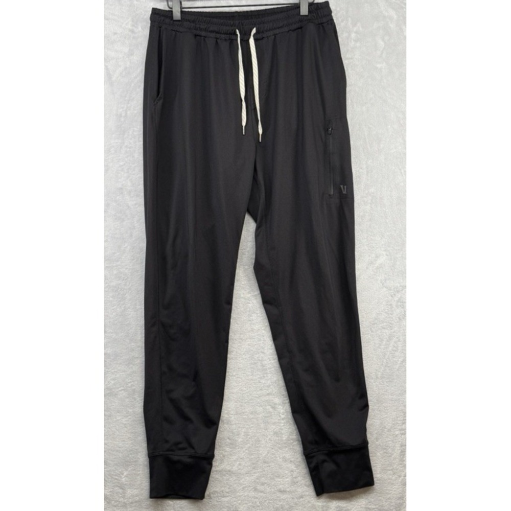 Vuori Pants Sunday Performance Jogger Zip Pocket V416 Black Men's Size Large L